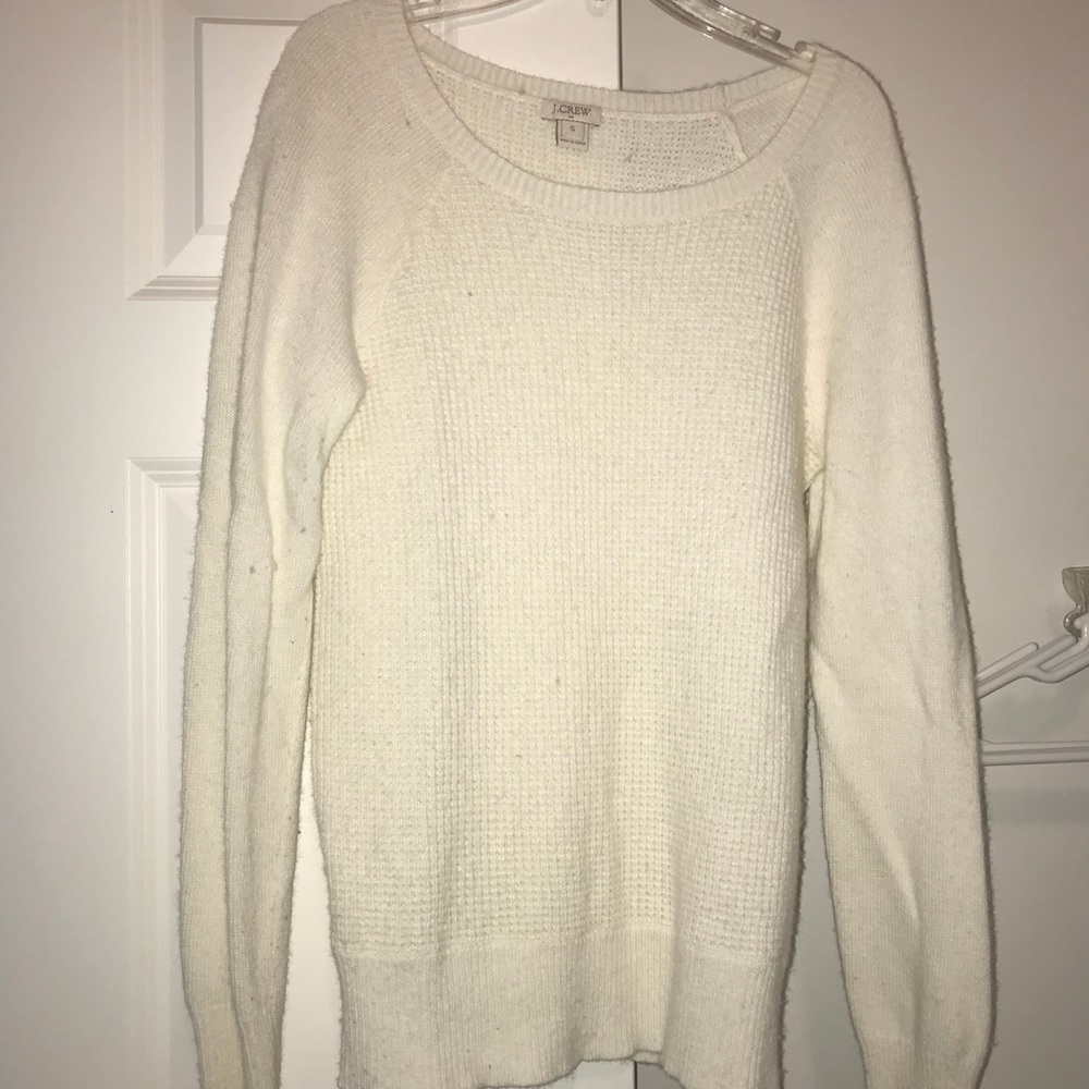 Cream J. Crew Factory Sweater